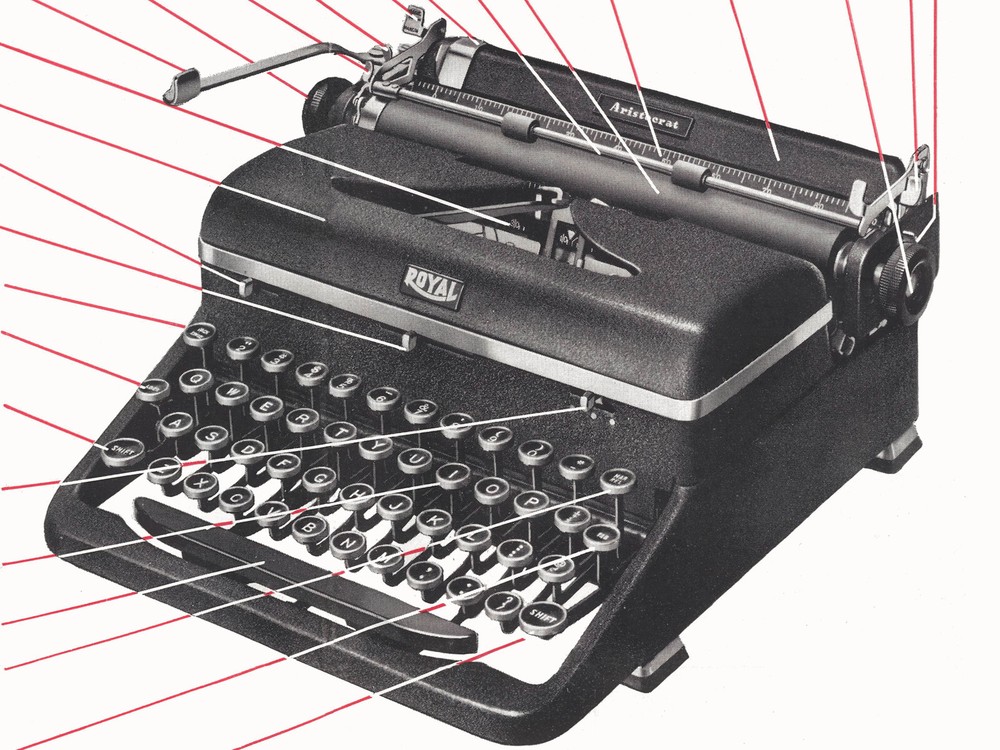 Royal Aristocrat 1940s Typewriter Owner's User Instruction Manual