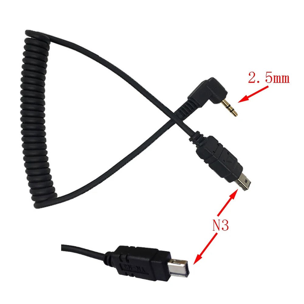 2.5mm Timer Remote Shutter Release Cable For Nikon D600 D90 D5100 D3200 D7000 US