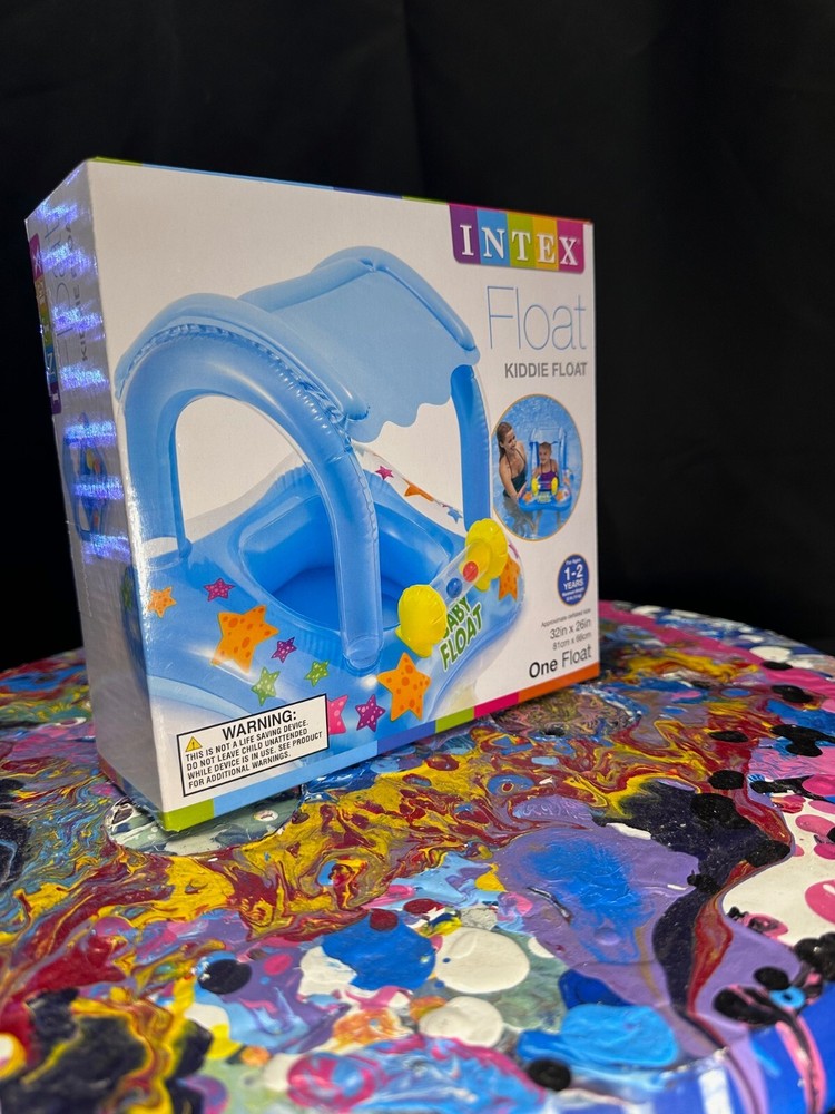 Intex Kiddie Float with canopy shade