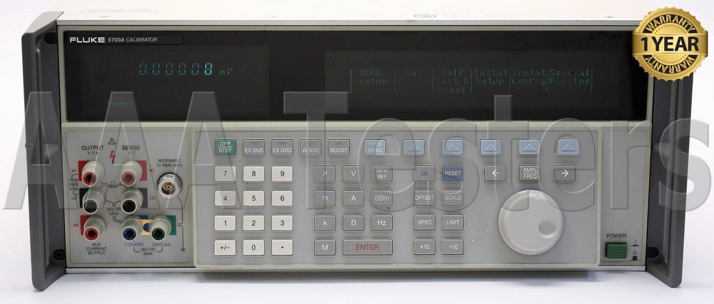 Fluke 5700A  High Performance Multi Function Calibrator 0 to 100 M
