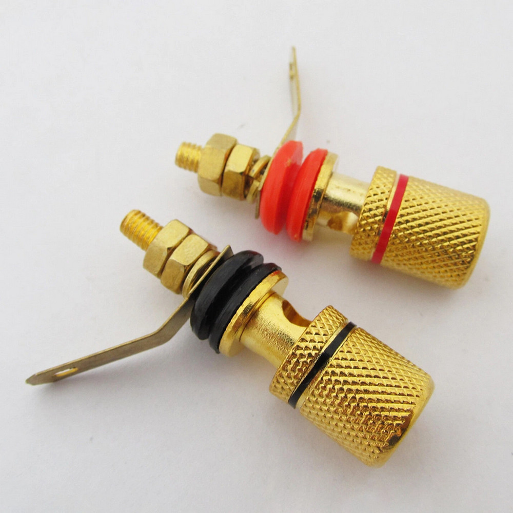 10pack 4mm Amplifier Speaker Terminal Binding Post Banana Plug Socket Connector