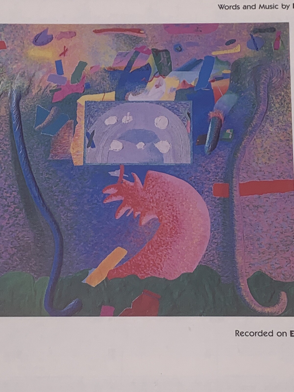 THE CARS "YOU ARE THE GIRL" SHEET MUSIC-1987-EXTREMELY RARE