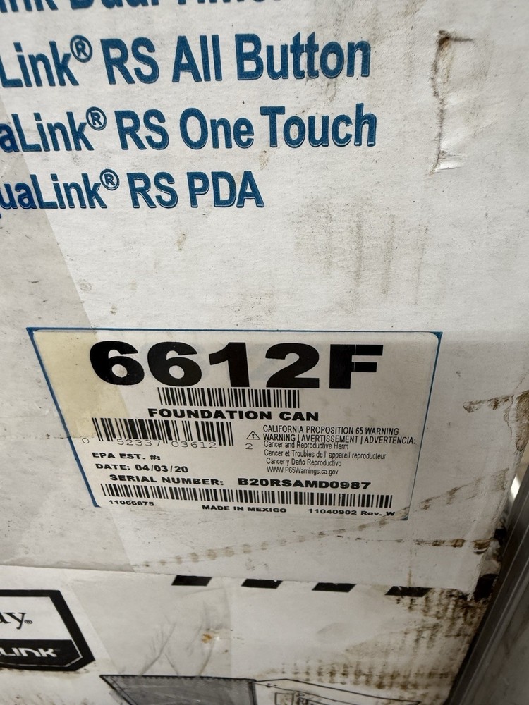 Jandy 6612F AquaLink RS Foundation Power Center