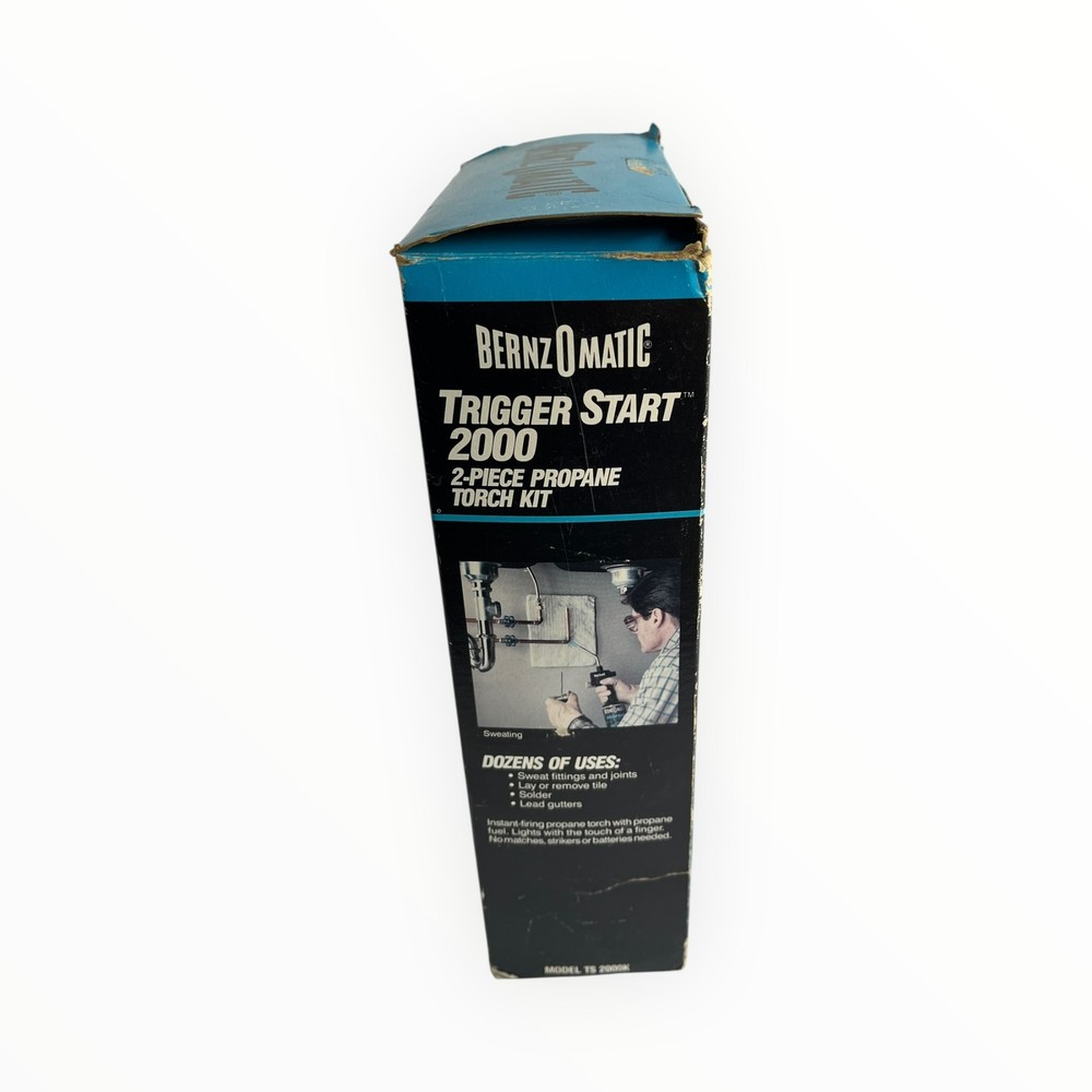 BernzOmatic TS2000 Trigger Start 2-Piece Propane Torch Kit - New Other