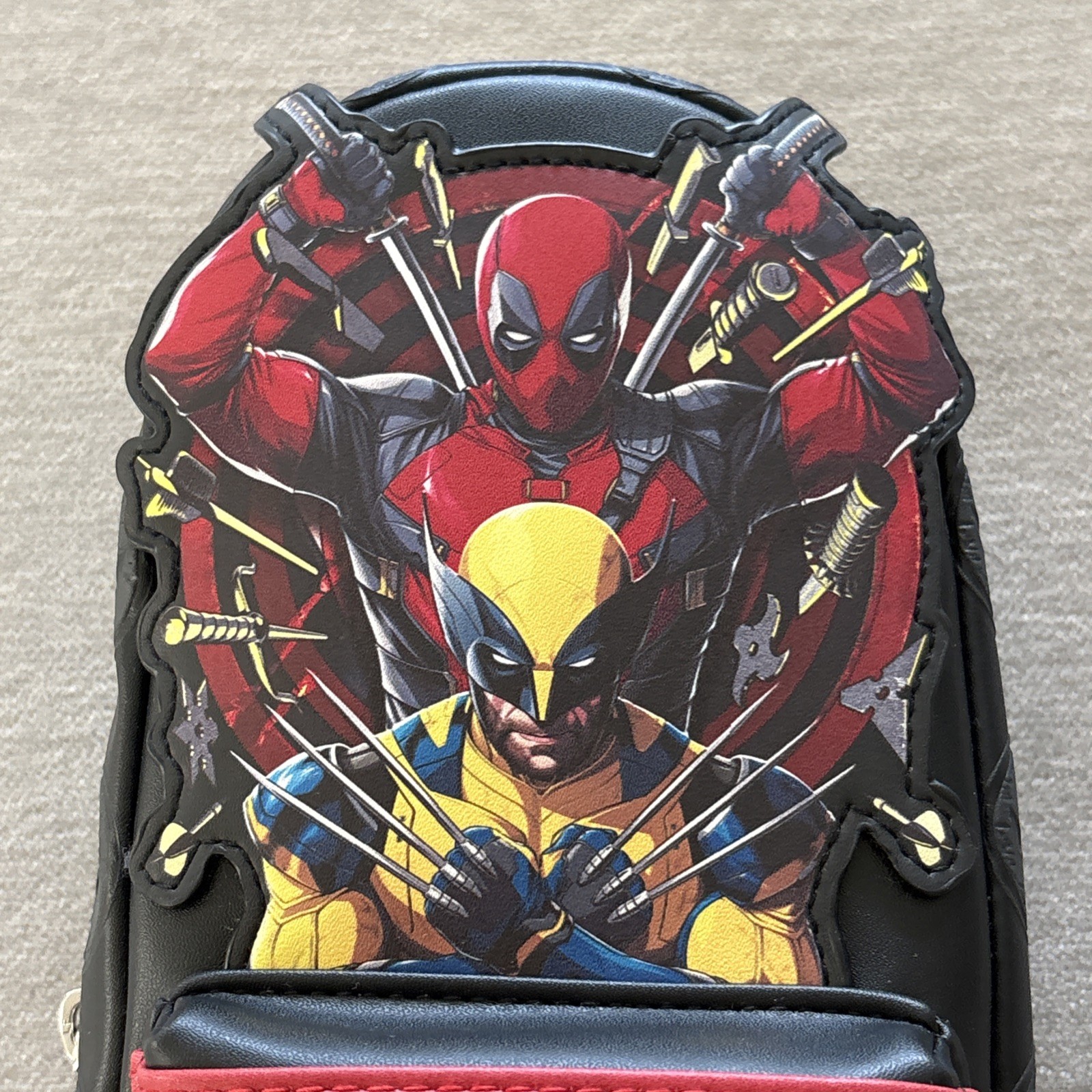 Loungefly Marvel Deadpool & Wolverine Pencil Case Clutch Bag New With Tags