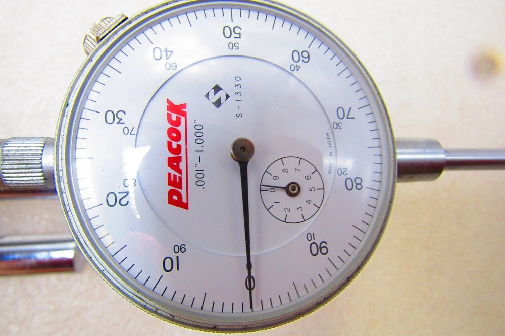 Magnetic base dial test indicator by Peacock