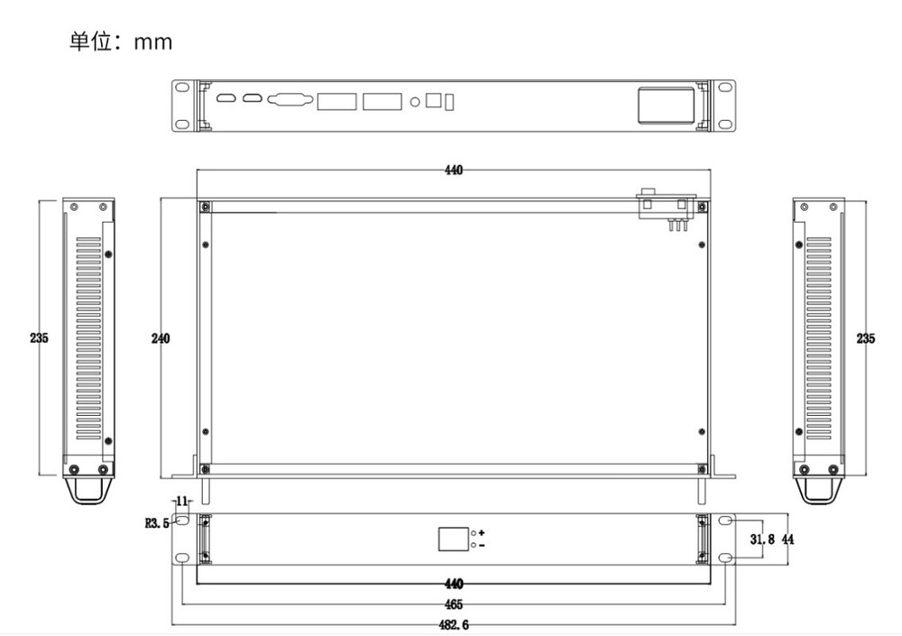 1pcs ColorLight S4 LED Transmitter
