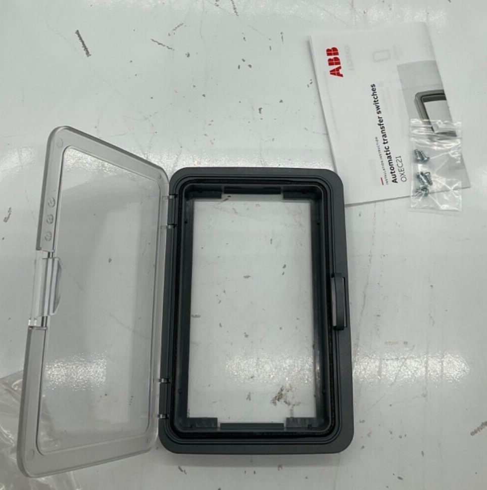 NEW ABB OXEC21 AUTOMATIC TRANSFER SWITCH HMI PROTECTIVE COVER ASSEMBLY