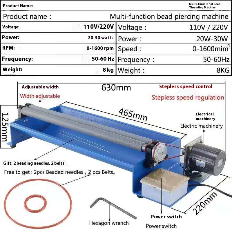 Small Round Bead Threading MachineAutomatic Beading MachineBeading Machine