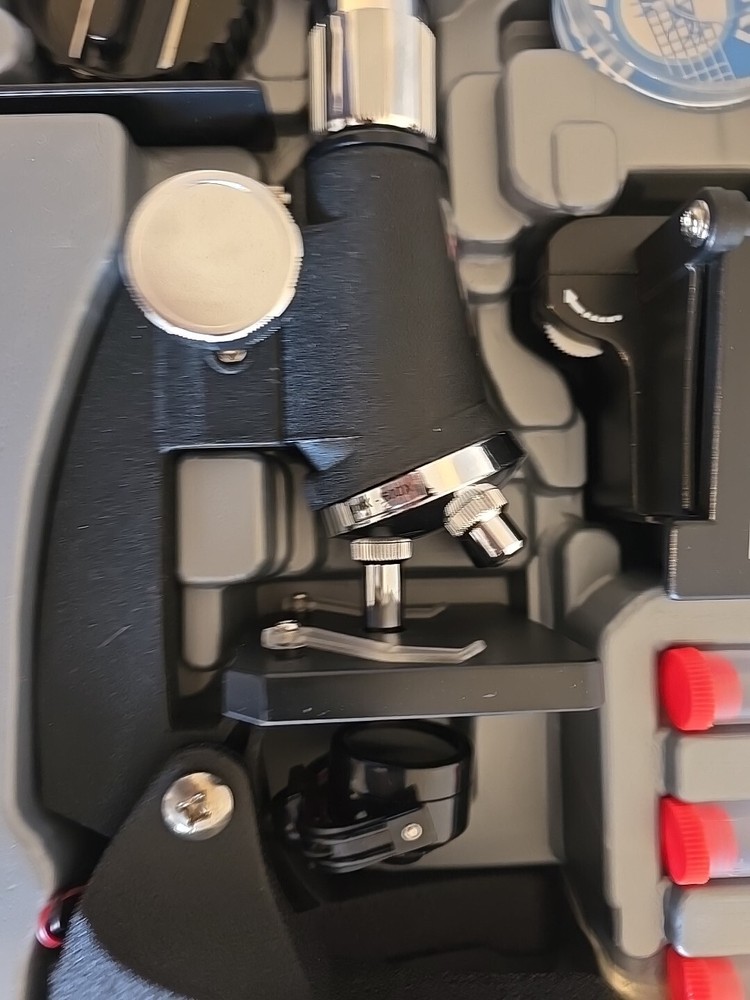 Edu Science Deluxe Microscope Set With Carrying Case