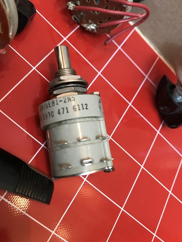 5 Position Rotary Switches Plastic Knobs 250 ohm 5w Pot