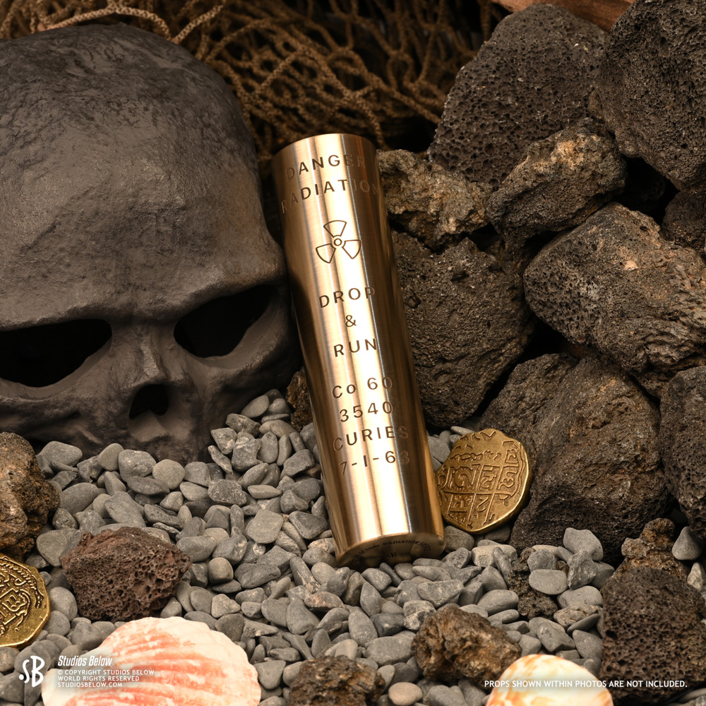 Solid Brass Cobalt-60 Drop & Run Prop Replica (Samut Prakan Radiation Source)