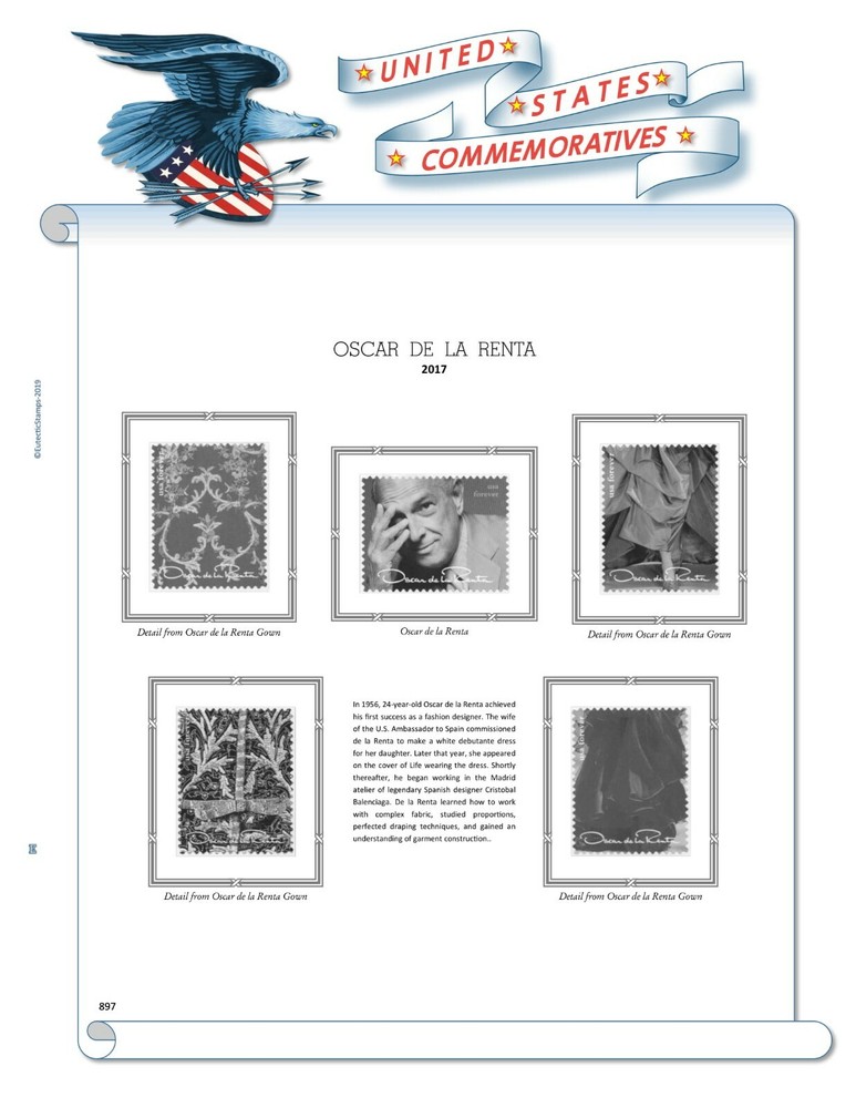 2017 U.S. Commemorative Singles COMPLETE Supplement (White Ace Alternative)