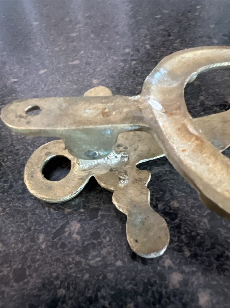 Vintage Brass Anchor Door Knocker