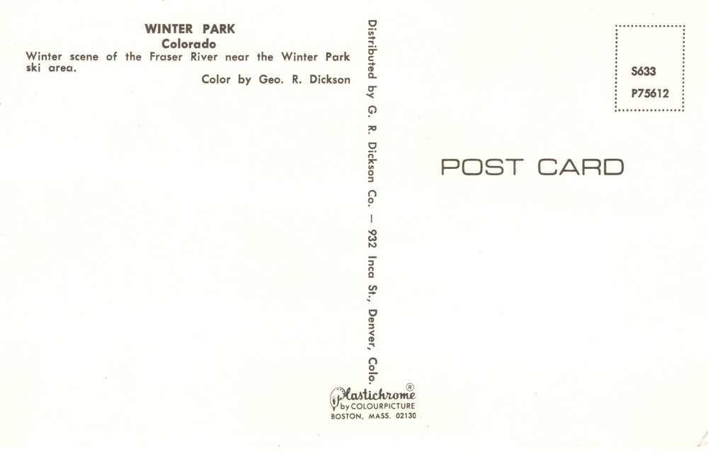 WINTER PARK, COLORADO - PC4034