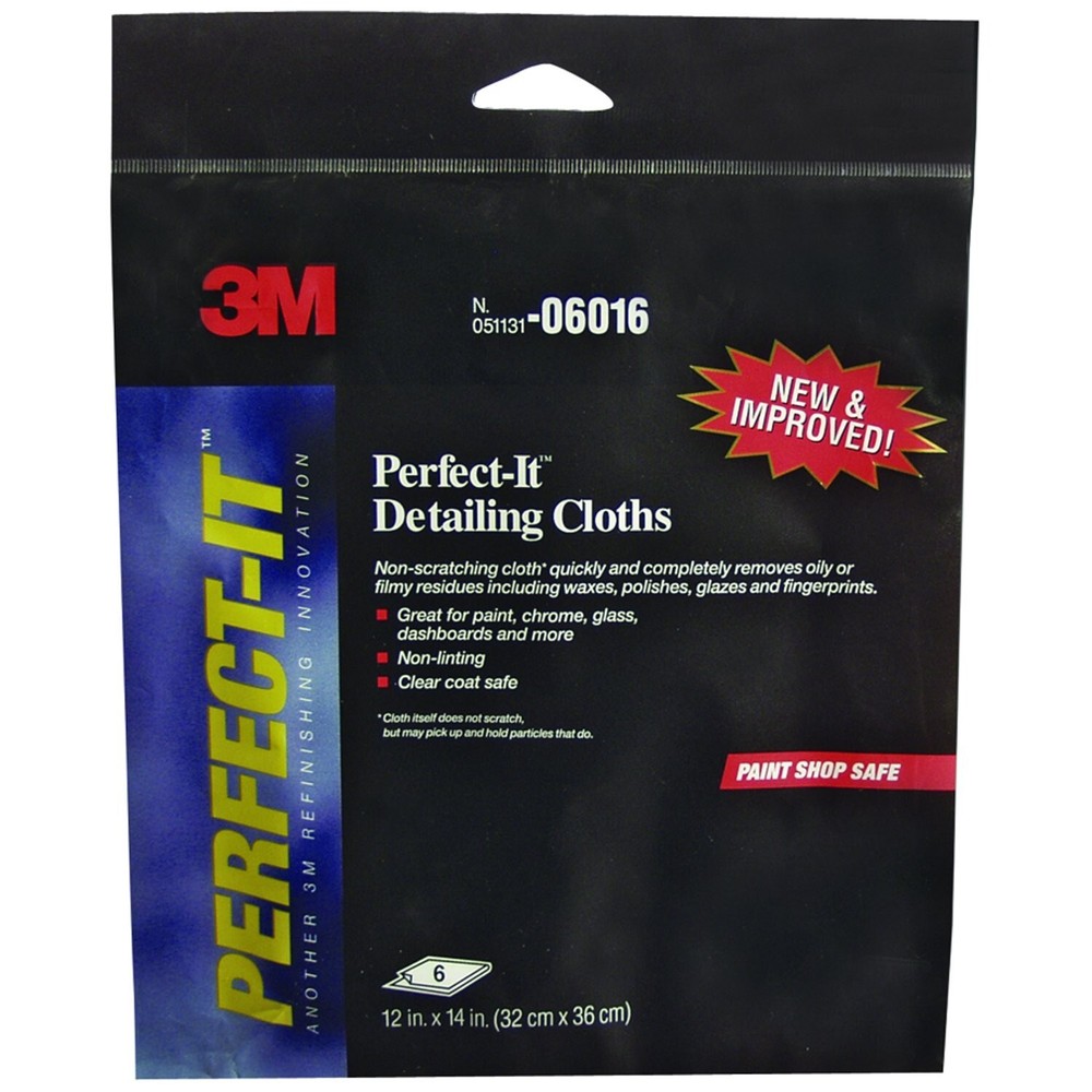 3M 06016 Perfect-It Auto Detailing Cloth (6/Pack)