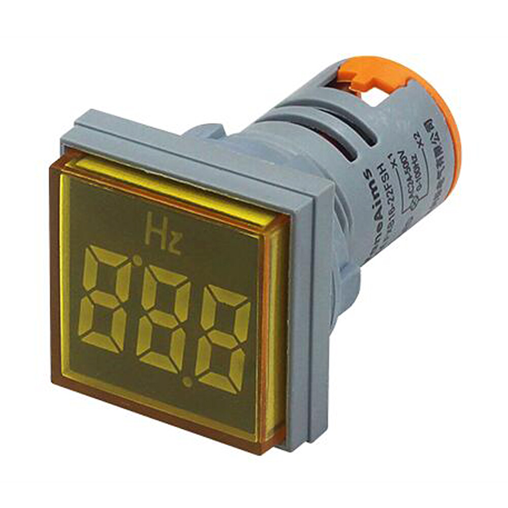 22mm digital display AC DC voltage ammeter frequency thermometer indicator light