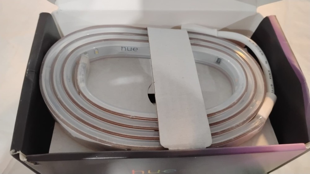Philips Hue Bluetooth Smart Lightstrip Plus 1m/3ft Extension (No Plug), White
