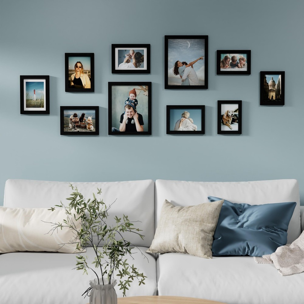 10 Pack Picture Frames Collage Wall Decor, Gallery Wall Frame Set for Wall or...