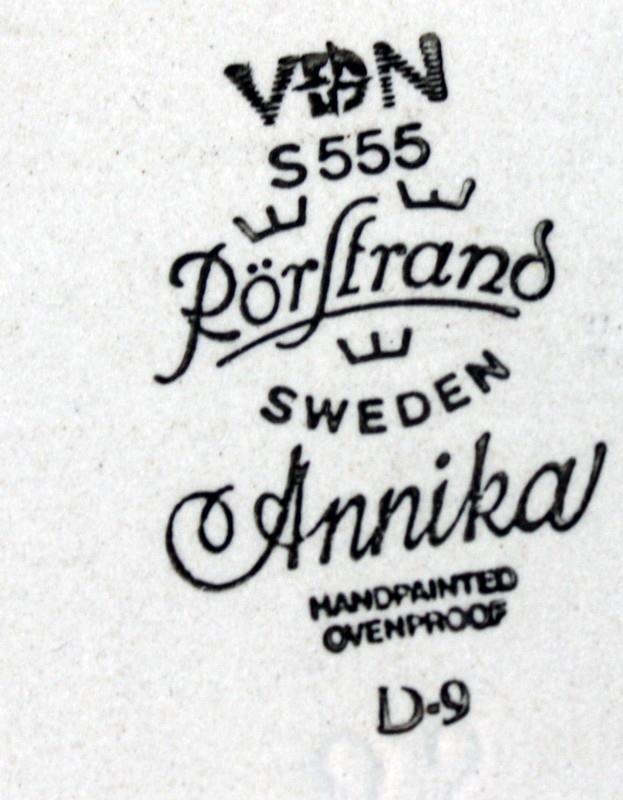 Rorstrand Annika 11.75 Inch Rectangular Baker S555