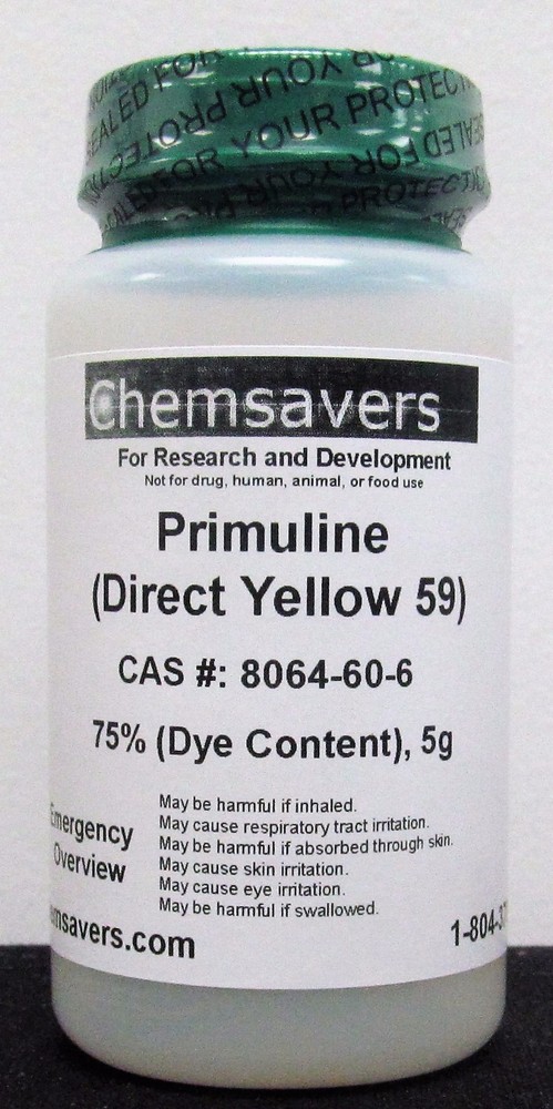 Primuline (Direct Yellow 59), 75% (Dye Content), 5g