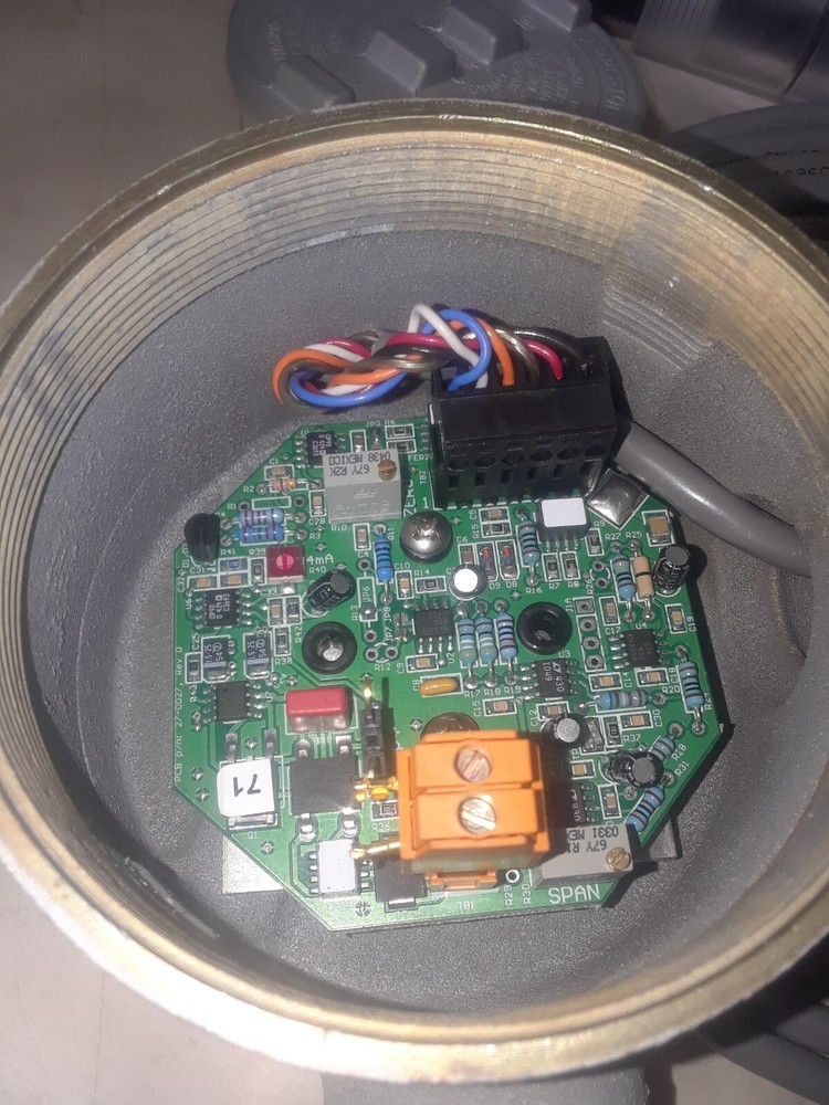 Wet Hydrogen Gas Sensor w/25' Cable & Transmitter In Appleton Explosion Proof