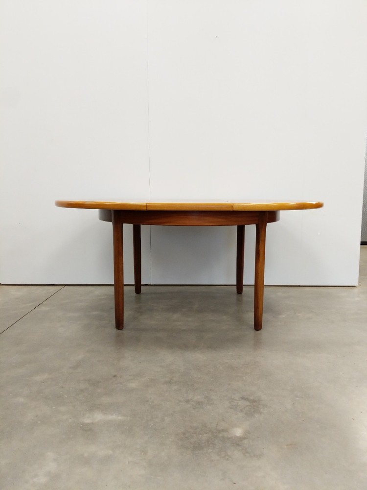 Vintage Mid Century Modern Teak Extendable Dining Table