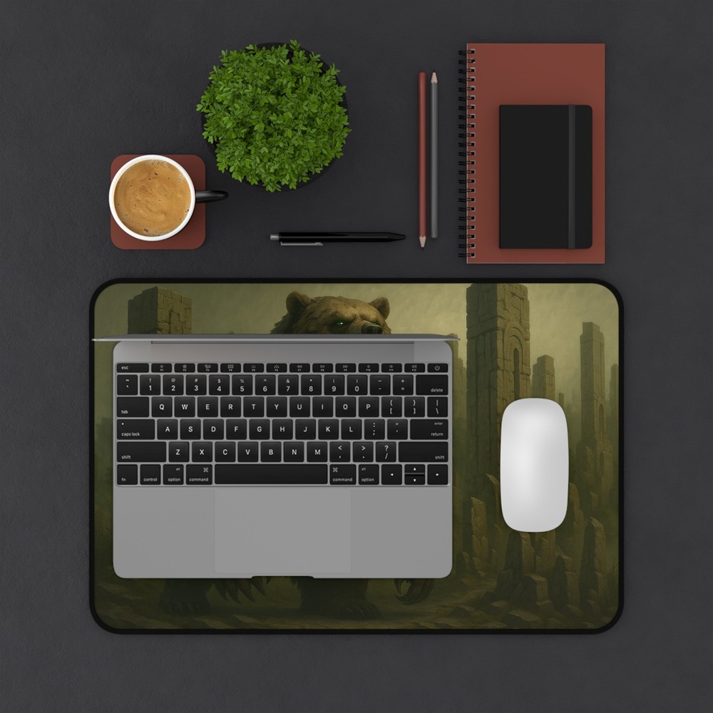 Ancient Guardian Bear Desk Mat