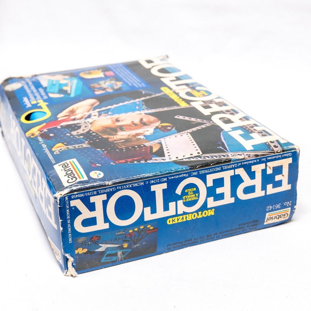 Vintage Gilbert Erector Set No. 36142 with Original Box - AS IS
