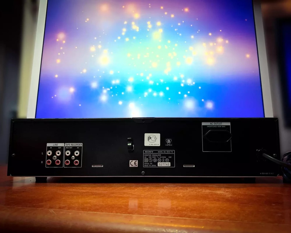 SONY SEQ-711 🌈RaRe🌈 Vintage Stereo Digital Equalizer