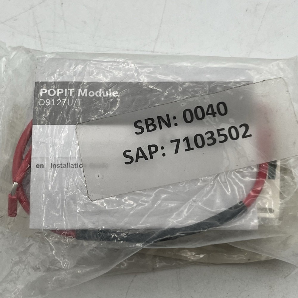 NEW IN BAG!! Bosch Popit Security Module without Tamper Switch - D9127U