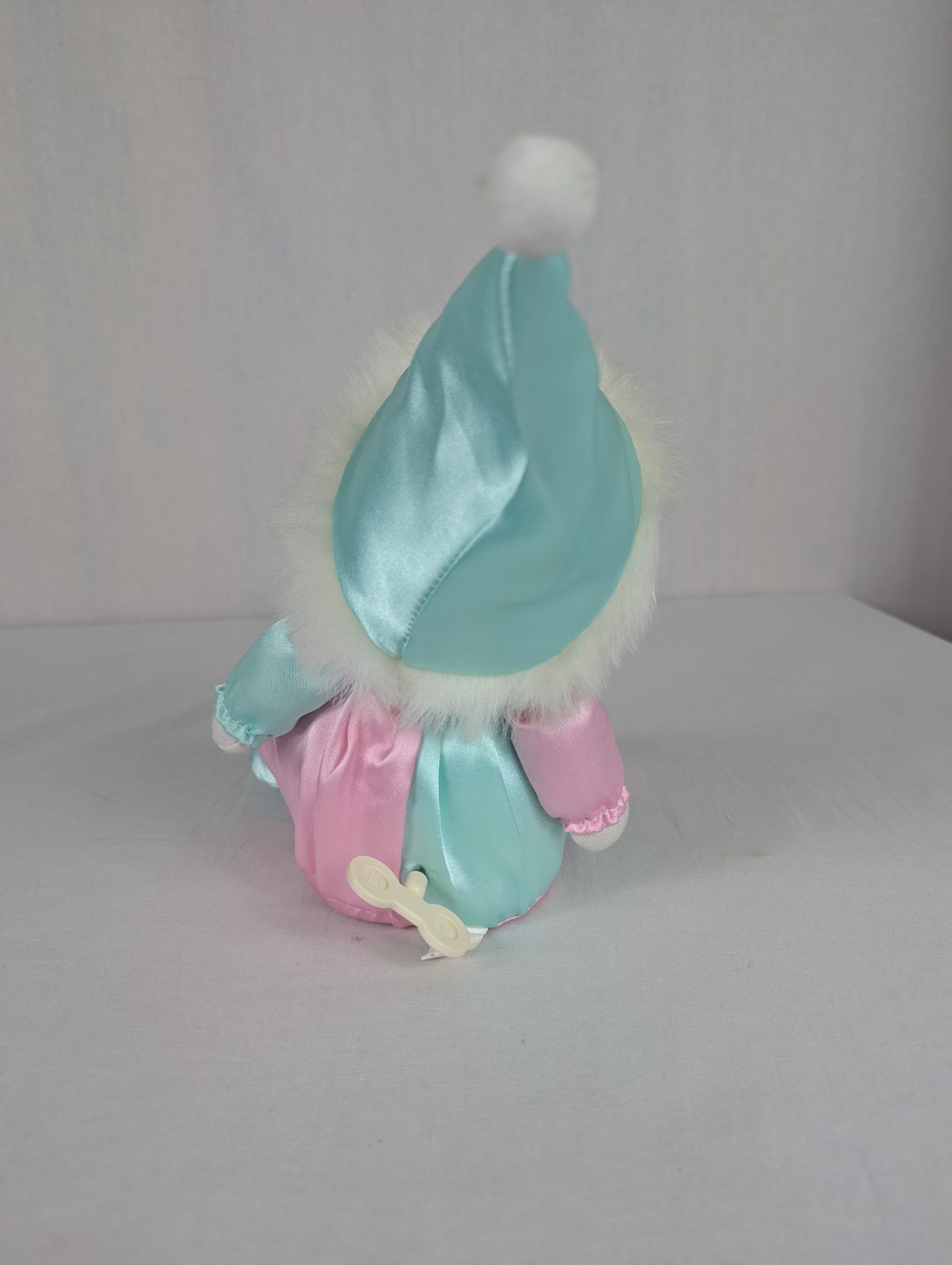 Vtg 80s Clown Wind Up Musical Doll Moveable Head Collectible Circus Poter WORKS