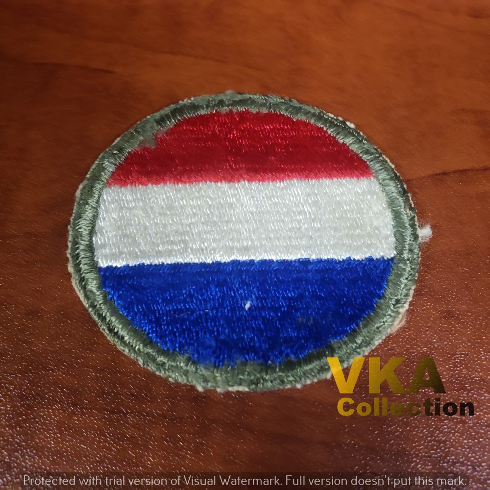 Snowback Cut Edge WWII Era US Army Ground Forces Patch