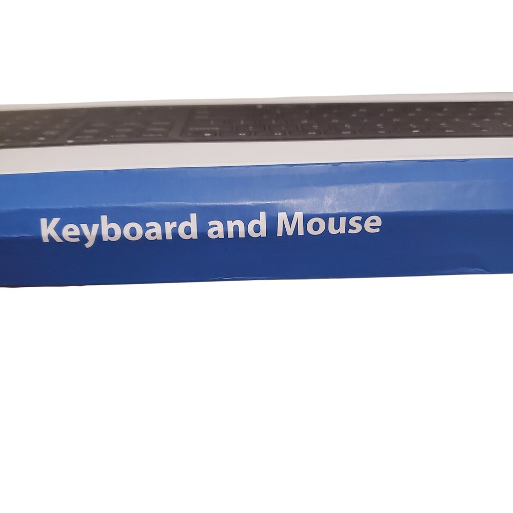 Wireless Keyboard and Mouse Combo Slim Full Size Ergonomic for Computer Laptop