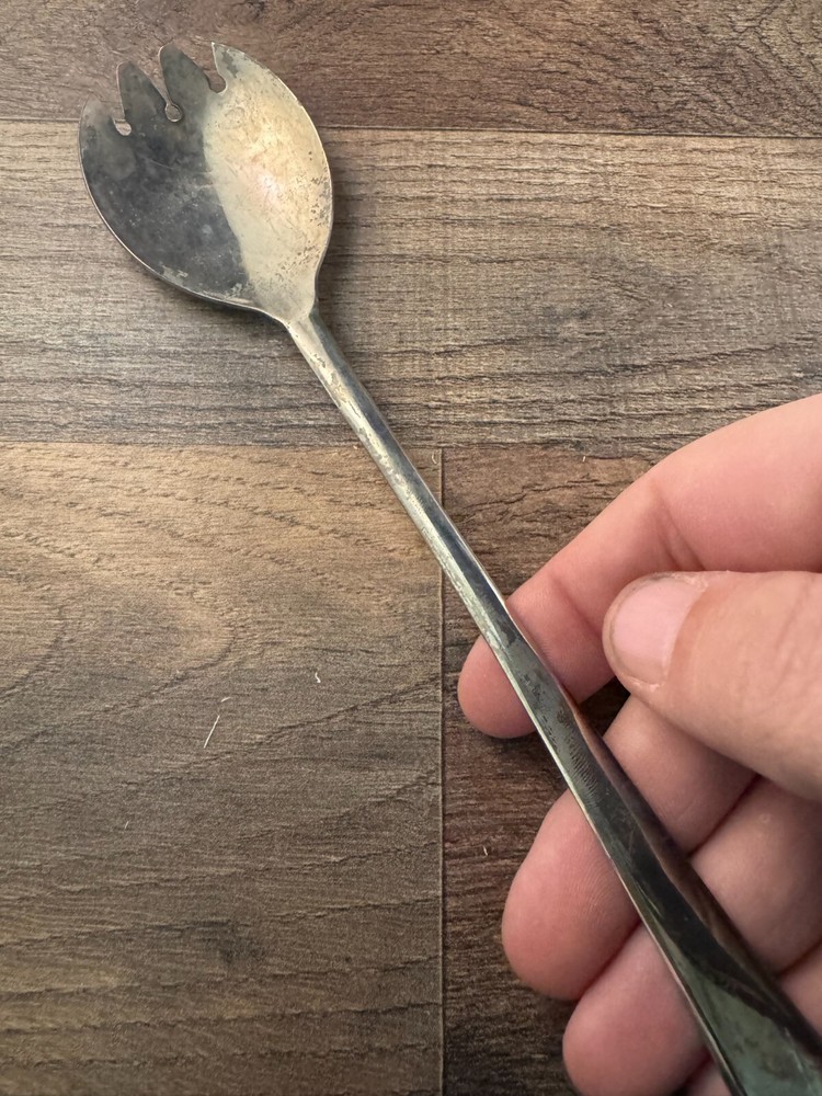 Silver Plated Sheffield England Salad Server Fork Replacement