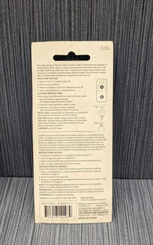 10 x Safety Shield Pill Cutter/Splitters - Makes Swallowing Easier - Even Cuts-