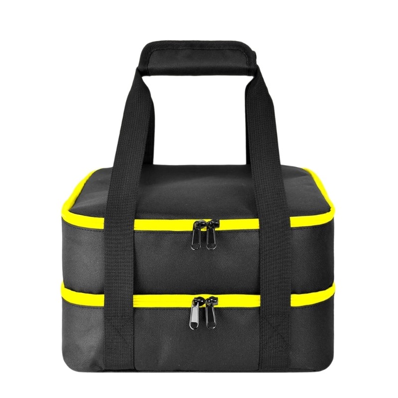 Multipurpose Battery Storage Container Shatterproof Fabric Texture for Storing