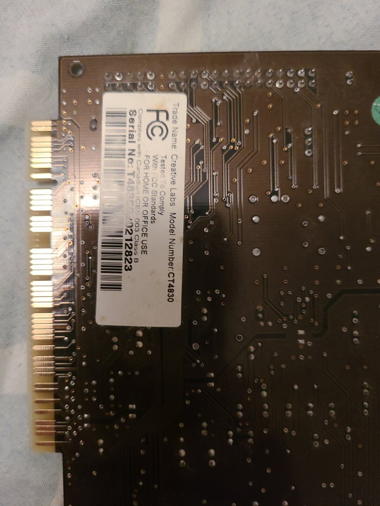 CT4830 PCI Sound Card + MIDI