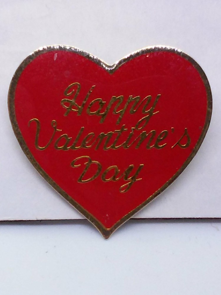 Happy Valentine's Day Lapel Pin