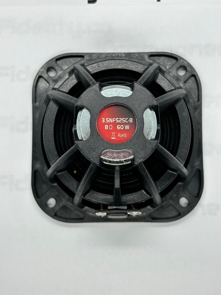 Miwell 3.5" midrange/fullrange speaker driver Paper Cone 8 Ohm 60W