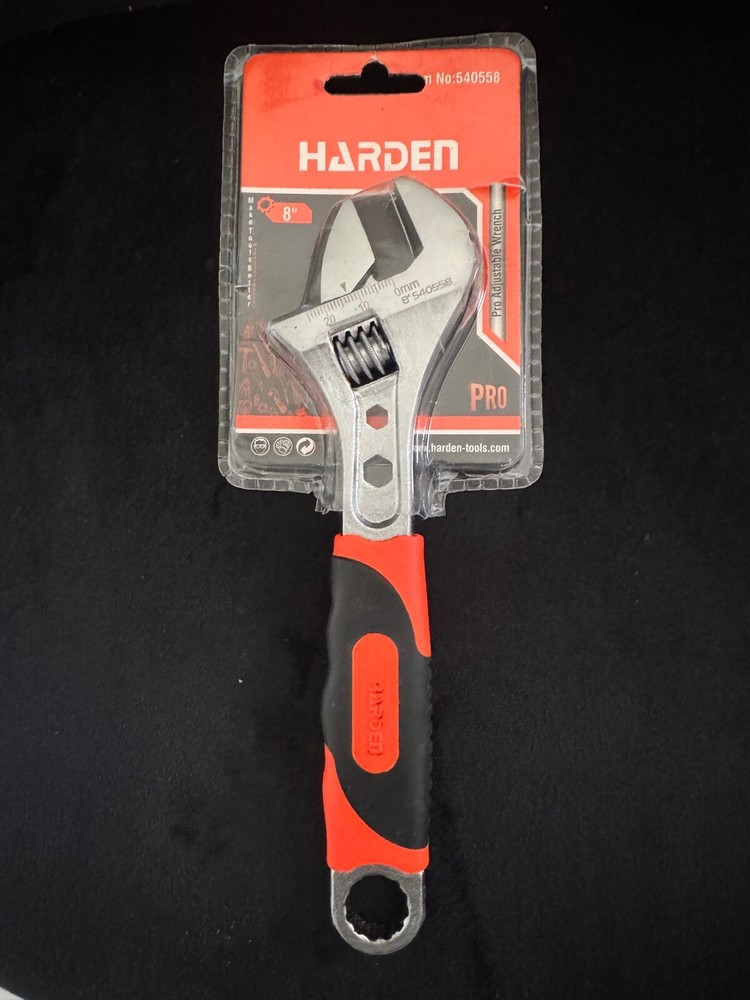 Harden Pro Adjustable Wrench 8" 540558