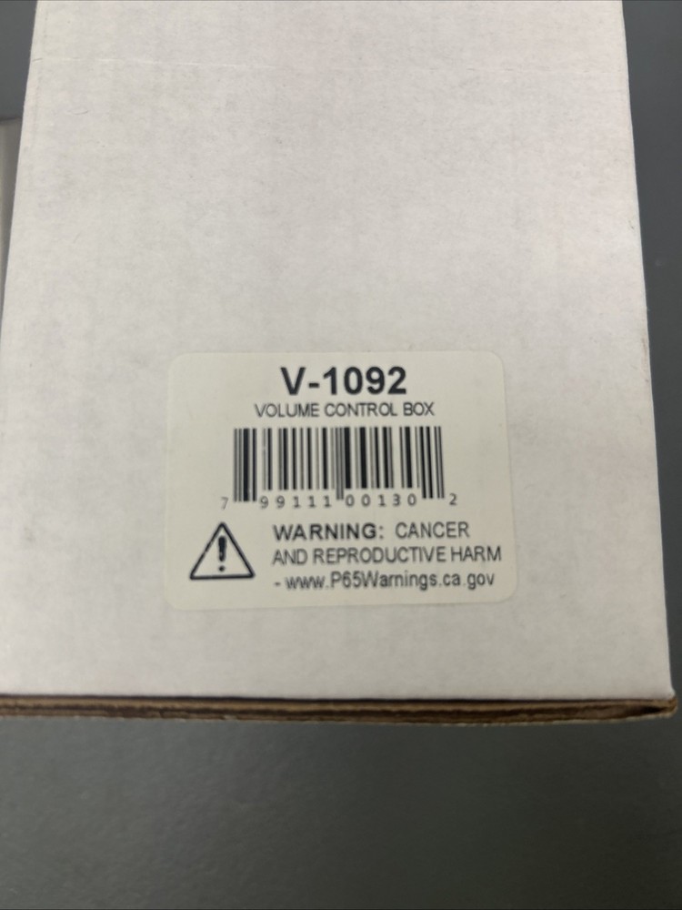 Valcom WALL MOUNT V-1092 Volume Control New in Box