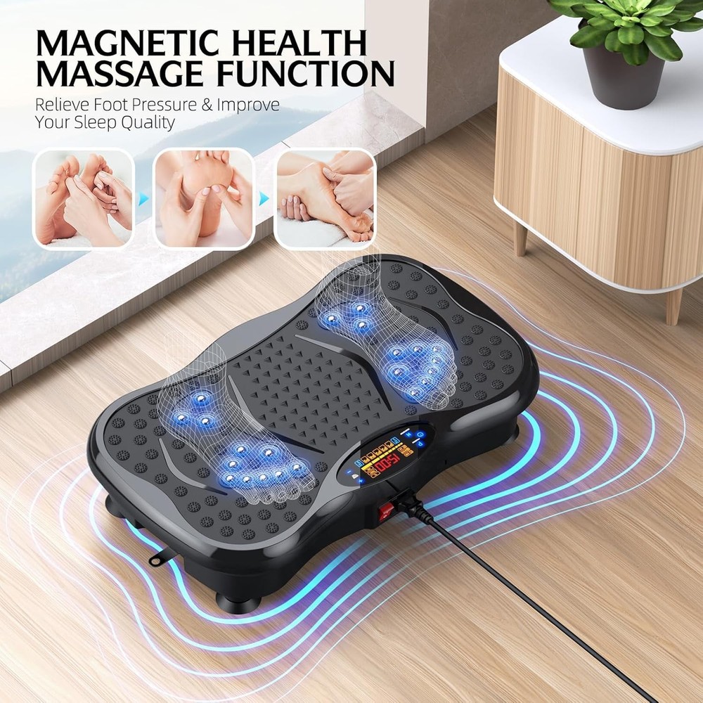 Vibration Plate Exercise Machine, Lymphatic Drainage Machine for Weight Loss,...