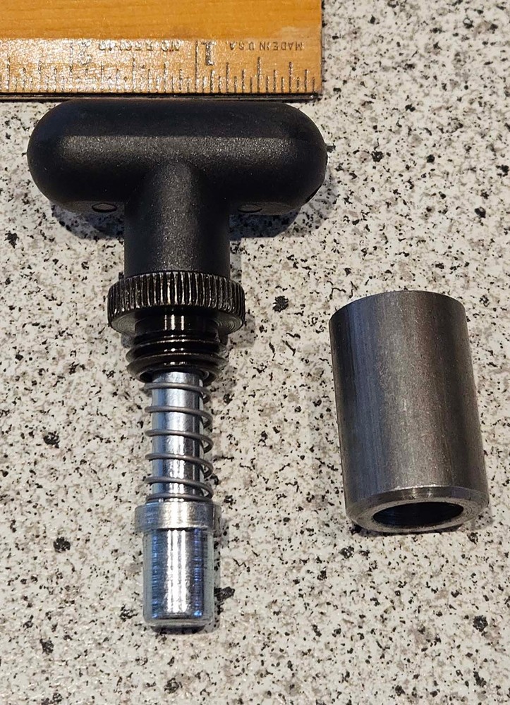 2 pcs. T Handle Steel Body Spring Loaded Pull Pop Pin 1/2"