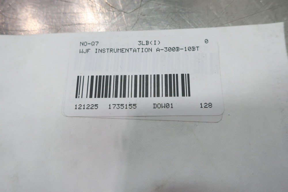 Wjf Instrumentation A-300B-10BT Level Sensor