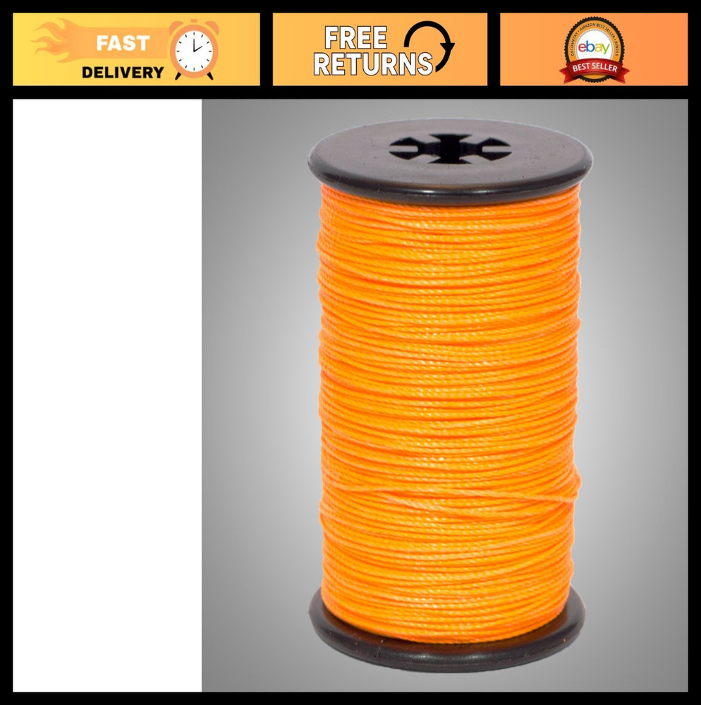 Sunset Orange 3D Archery Bow String Serving - Durable, High-Performance Accessor