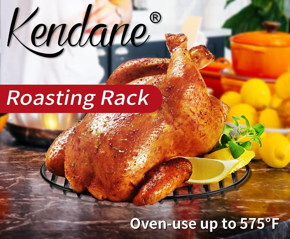 Roasting Rack with Integrated Feet, Cooling Drying Rack Kitchen Rack With Ena...