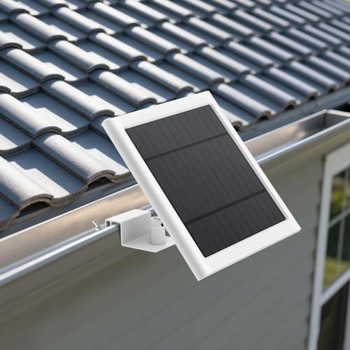 2Pack Gutter Mount for Solar Panel, No Drill Aluminum Alloy Bracket with 360°