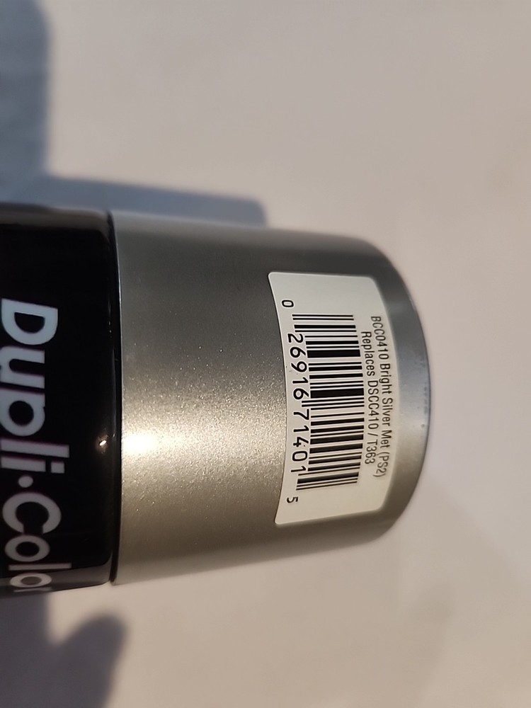 Dupli-Color BCC0410 Bright Silver Metallic Perfect Match 8oz Code PS2