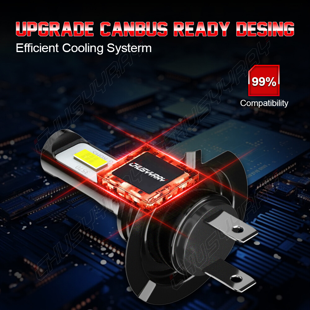 LED H7 H9 Headlight White Bulbs Light for Suzuki GSXR600 750 2006-2007 2011-2019